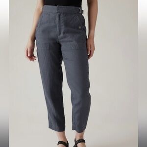 Athleta Voyager Linen Strap Waist Pants